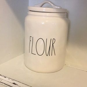 Rae Dunn large letter Flour canister